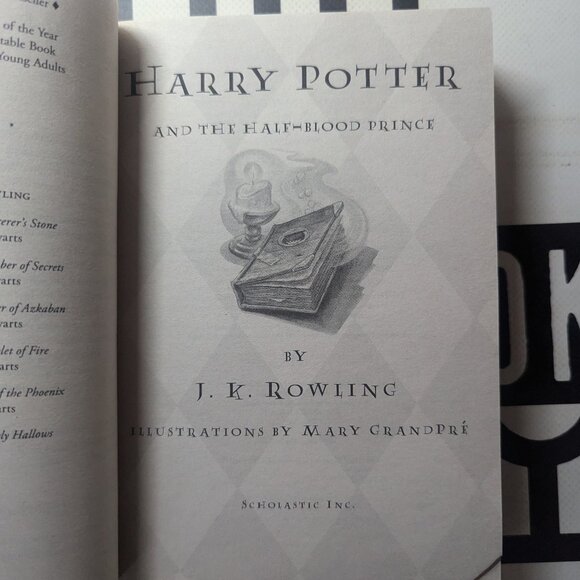 Harry Potter and the Half-Blood Prince Book 6 by J.K. Rowling 2006 Paperback - Picture 5 of 5
